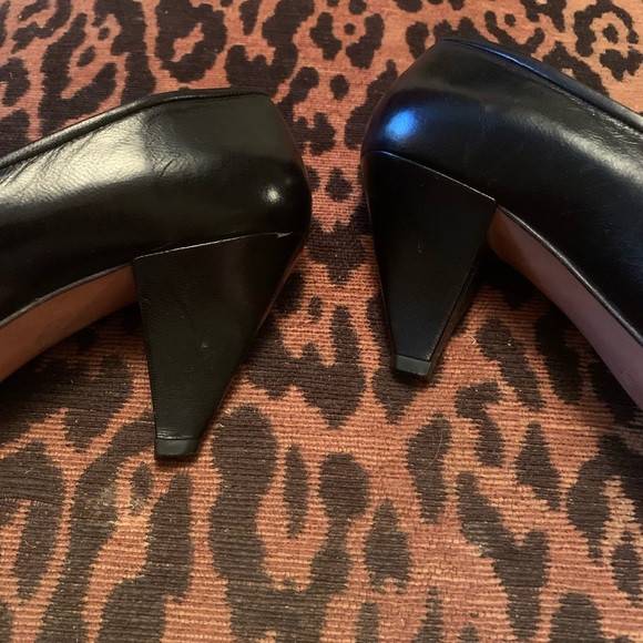 Black leather vintage pumps size 36 - Picture 2 of 3